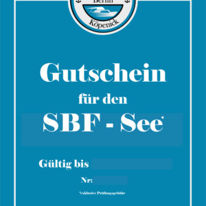 Gutschein SBF See Motorbootführerschein